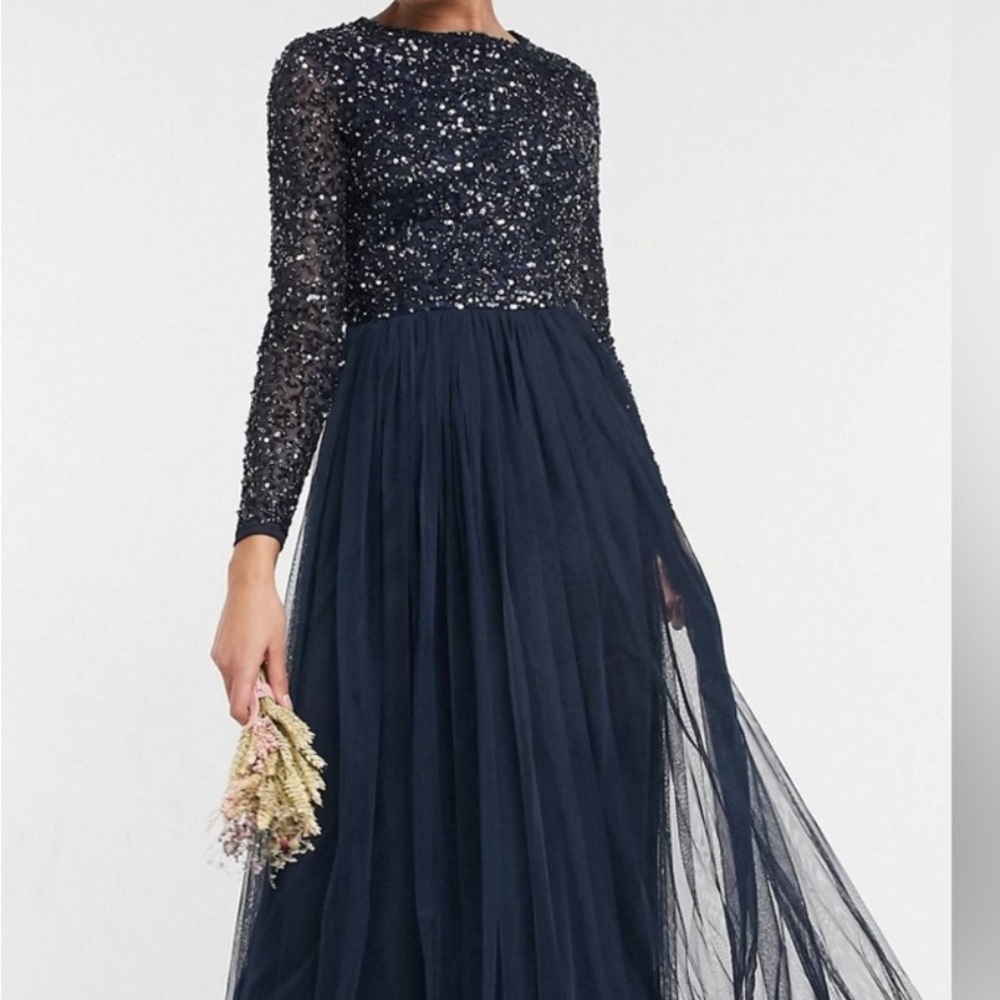 ASOS Blue Long Sleeve Dress - Maya Deluxe